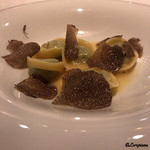 カーサ・デル・チーボ - ホロホロ鷄とほうれん草､マスカルポーネを詰めたトルテッリ