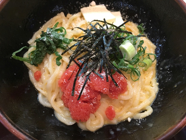 渋谷 澤乃井で 釜玉明太バターうどん By ななしのこんぺいとう 閉店 澤乃井 渋谷 うどん 食べログ