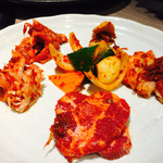 焼肉 桜咲 - 辛味5点盛り…1080円