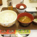 Sukiya - たまごかけごはん朝食 250円