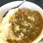 麺や すずらん亭 - 広島菜グリーンカレー