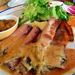 茶美豚肩ロースのソテー