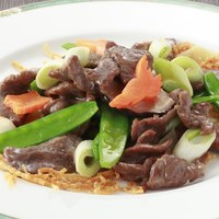 牛肉のオイスターソース炒め