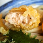 らんぷ若蔵 - 親子天ぶっかけうどん（鳥天）