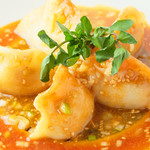・甘辛濃厚胡麻ダレ水餃子 5ヶ