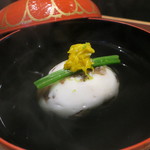 日本料理 晴山 - なめこの真薯