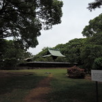 Hanabatake Marufuku - 現在は城はなくて、代わりに神社があります。