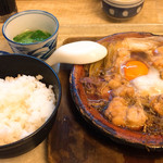 茅場町鳥徳 - 鳥鍋御飯1000円