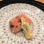 まき村 - 山口甘鯛若狭焼き、タラの芽の天ぷら