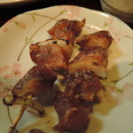 俺の串　さぶちゃん - 「ズリ（塩焼き）」1本110円