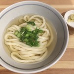 自家製さぬきうどんと肉 甚三 - 釜かけ（サービス）