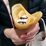 しろくまのクレープ - バナナチョコホイップ&カスタード