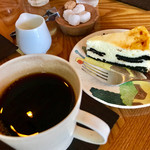 カフェ コーブ - コーヒーとオレオチーズケーキ