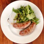 まちのパーラー - サルシッチャセット 1300円 のサルシッチャ