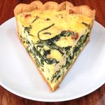 まちのパーラー - ほうれん草とリコッタチーズのキッシュ　500円