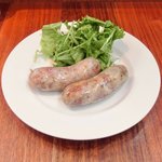 まちのパーラー - サルシッチャセット 1300円