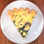 まちのパーラー - ほうれん草とリコッタチーズのキッシュ　500円