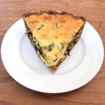 まちのパーラー - ほうれん草とリコッタチーズのキッシュ 520円