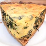 まちのパーラー - ほうれん草とリコッタチーズのキッシュ 520円