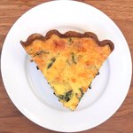 まちのパーラー - ほうれん草とリコッタチーズのキッシュ 520円