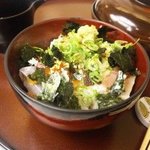 北瑞苑 - 11.02　自分で海苔をかけてできあがり