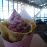 フードコートたてしな - ミックスベリーのアイスクレープ