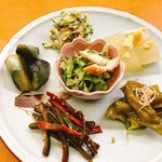 つばめ家 - 夏のおばんざい盛り合わせ