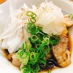 つばめ家 - ひね鶏ポン酢