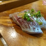 松寿司 - あじ