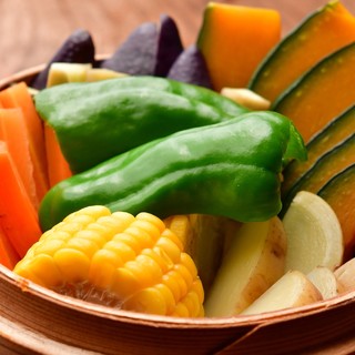 Steamed vegetables that are very popular with female customers! !