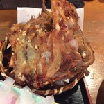 ほっぺのこめつぶ - アラの唐揚げ。骨がしっかりしてるのでしゃぶって身をちまちま食べます。スパイスが効いててケンタッキーみたい☆