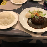 ビストロ ボナぺティ - ビストロハンバーグランチ（デミグラスソース　ライス大盛）1080円