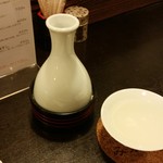 十割蕎麦みかあさ - みかあさ　冷酒はこの感じ