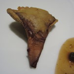 ア・ニュ ルトゥルヴェ・ヴー - エリンギフリット 熟成和牛イチボのロティの付け合せ（11.2月）