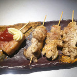 鉄板焼ダイニング　雅樂 - 厚切りベーコン・鶏もも