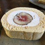 南果 - いちじくのロールケーキ＠再々訪(再訪の明くる日)