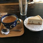 南果 - チャイとラムレーズンのチーズケーキ＠再々再訪