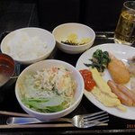 グリーンリッチホテル - 朝食バイキング1日目