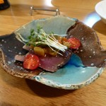 ステラート - 初鰹の炙り　カポナータ