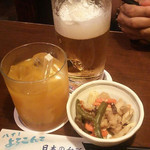 庄屋 水澤店 - お通し・ドリンク