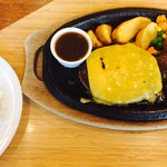 keizuguriru - オールビーフハンバーグ&カットステーキ＋チェダーチーズ