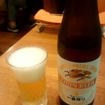 生パスタのカッソーニョ - 瓶ビール：400円