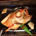 栄寿司 - ノドグロの塩焼き