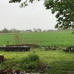 ほくほく庵 - 【2017年05月】店舗前に広がる景色。