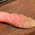 稲城 ヨロシク寿司 - 金目鯛昆布しめ