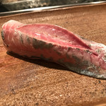 稲城 ヨロシク寿司 - あじ