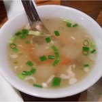 バンコク屋台 カオサン - 2017/6ガイガパオラートカオのスープ