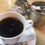 ロージナ茶房 - ランチセットのコーヒー