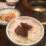 げんかや - 白飯とお肉