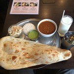 アーンドラ・ダバ - マトンカレーのＡセット790円